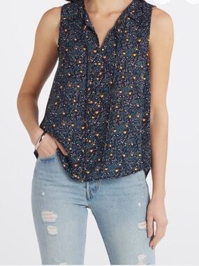 fun 2 fun Ulrica Tie Neck Blouse
